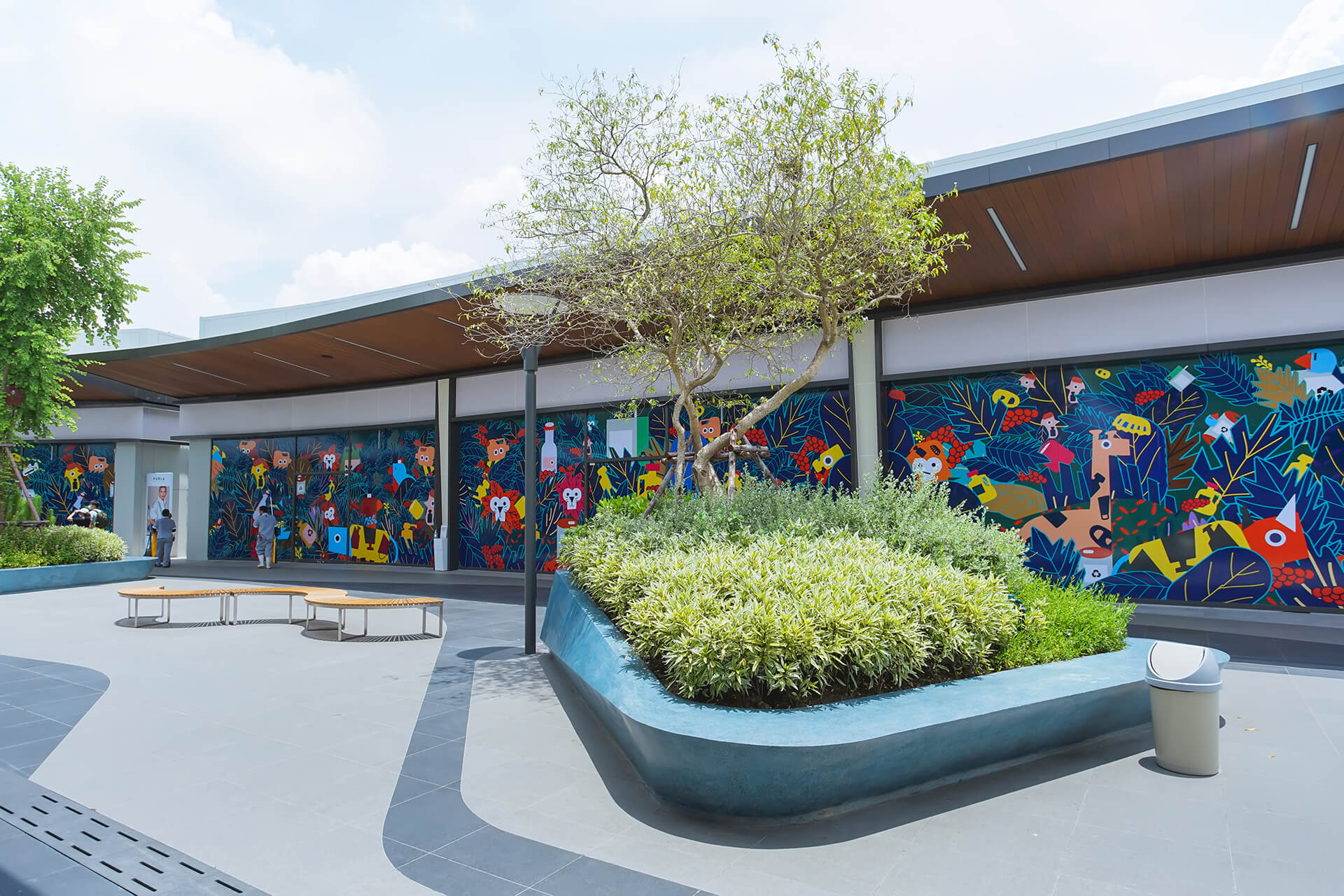 Image illustrant l'entretien des espaces extérieurs