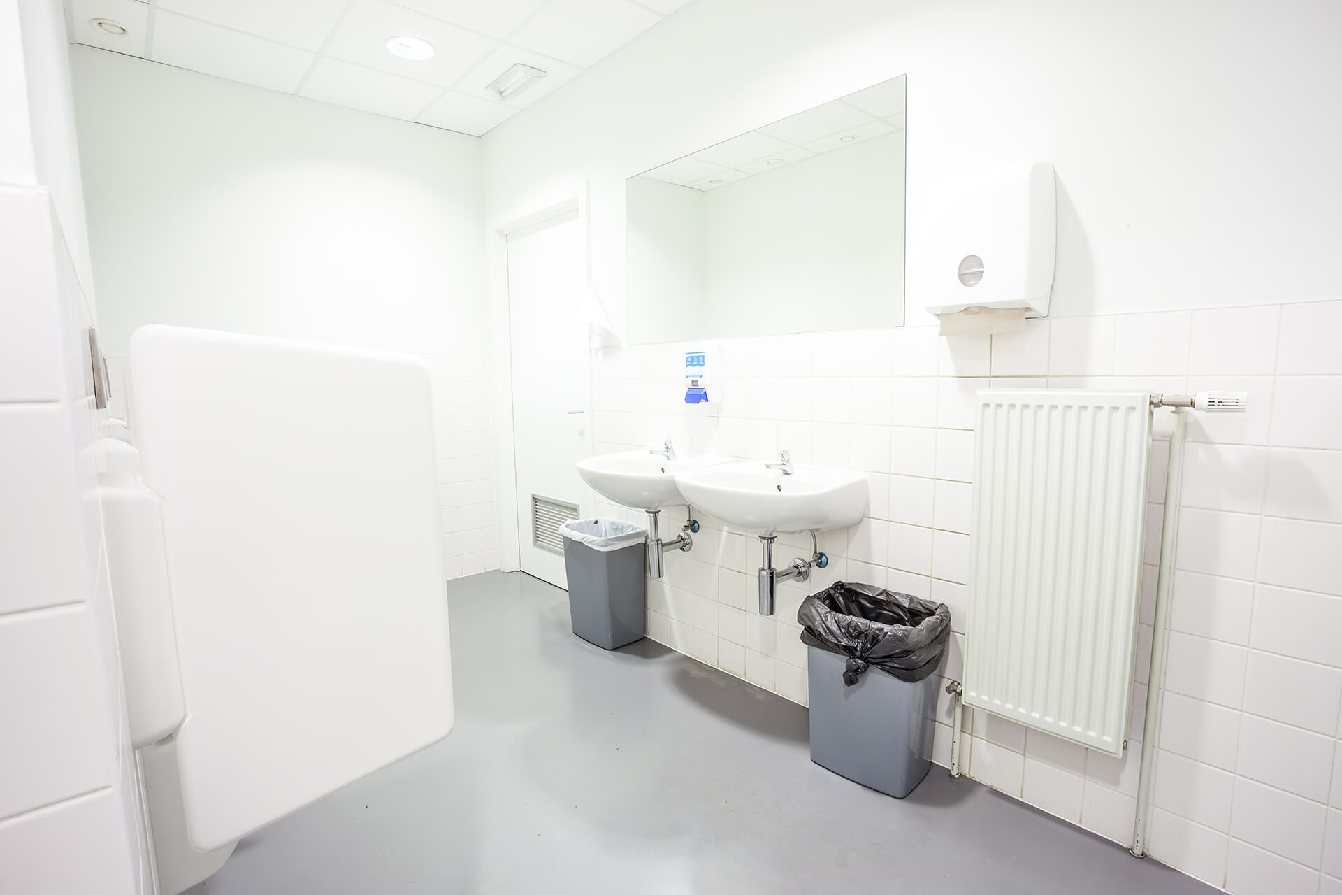 Image illustrant le nettoyage des sanitaires